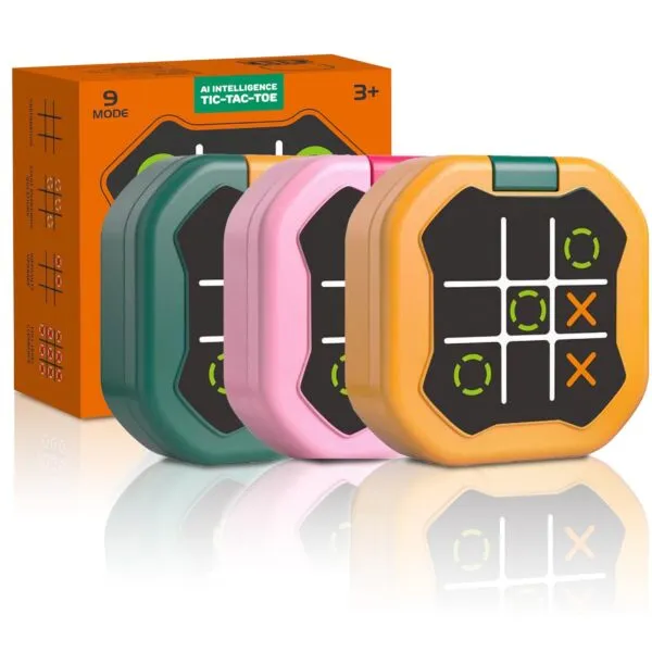 New Puzzles Portable Handheld Games Electronic Tic Tac Toe Game for Educational Memory Growth - Image 8