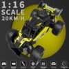 Professional 24G High Speed Off Road 1:18 Scale Four Wheel Climber Light Radio Remote Control 1:18 Off Road RC Car - Image 21