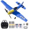 2.4GHz RC Fixed Wing Plane Brushless Motor Starter RC Hobby Kit RTF Gyro-Assist for Beginners Electric Foam Plane - Image 19