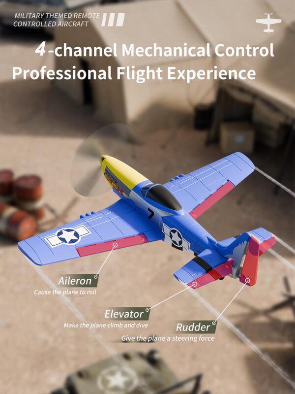 2.4GHz RC Fixed Wing Plane Brushless Motor Starter RC Hobby Kit RTF Gyro-Assist for Beginners Electric Foam Plane - Image 18