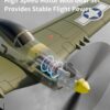 2.4GHz RC Fixed Wing Plane Brushless Motor Starter RC Hobby Kit RTF Gyro-Assist for Beginners Electric Foam Plane - Image 29