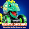 Press and Go Cars Toys Inertial Glide Model Light-up Toys Pull Back Truck Monster Truck Toys Dinosaur Cars - Image 21