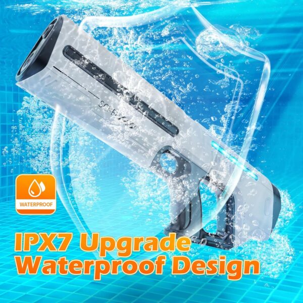 Wholesale Electric Water Gun with Automatic Water Absorption and LED Light - Image 8