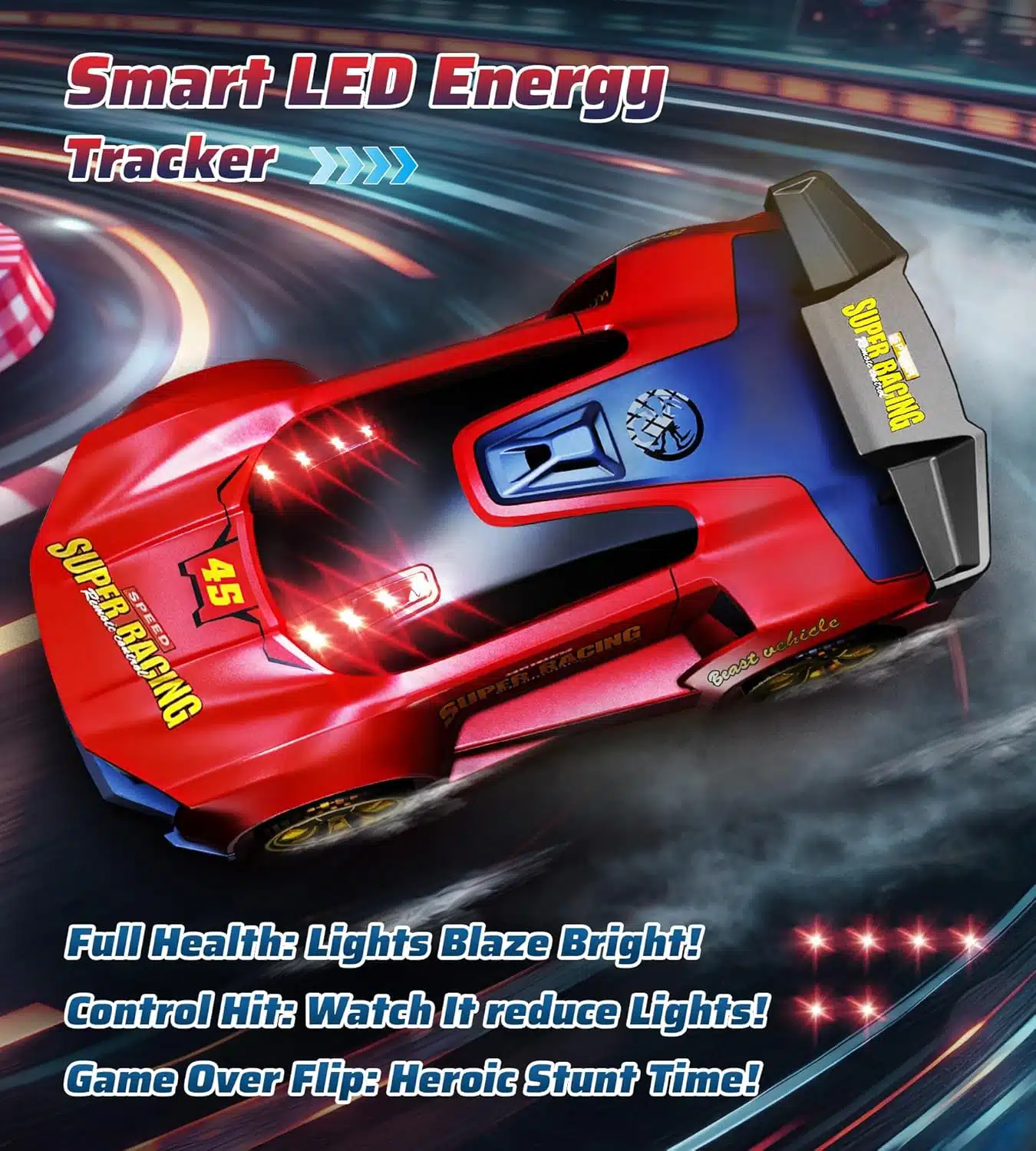 Innovative 2.4G Sensor Chase Game Dual Remotes Ejection Launcher Parent Child Interactive Battle RC Car Set - Image 14