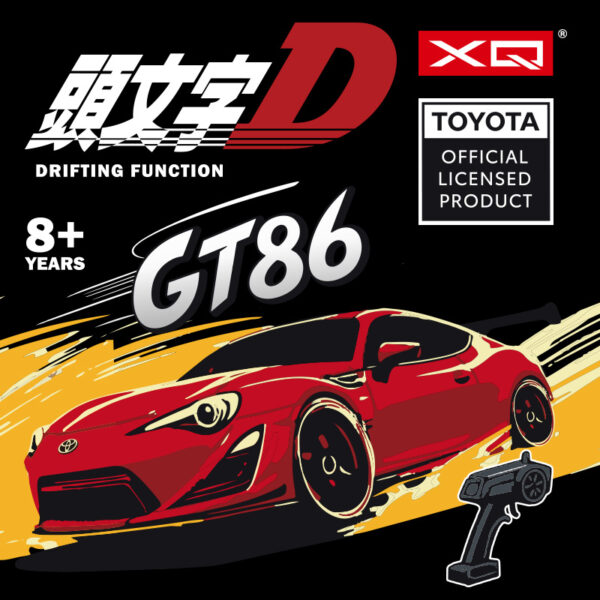 頭文字 D 4WD 2.4G 1:64 Toyota GT86 Mini RC Drift Racing Car with Lights - Image 4