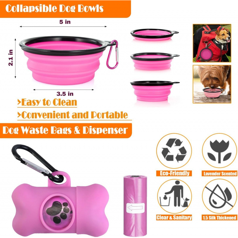 No Pull Dog Harness, Collar & Leash Set| Includes Dog Seat Belt - Image 4