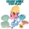 STEM Toy Medical Science Anatomy 17pcs Human Skull Model with 10 Educational Cards DIY 3D Anatomy Puzzle Toy - Image 18