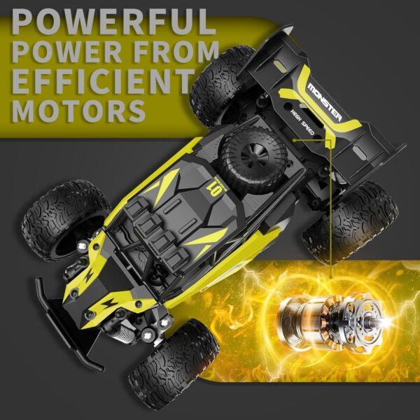 Professional 24G High Speed Off Road 1:18 Scale Four Wheel Climber Light Radio Remote Control 1:18 Off Road RC Car - Image 8