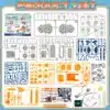 21 In-1 Solar Robot Building STEM Toy Educational Toy Battery Solar Powered STEM Building Toy Set with 210 Pieces - Image 24