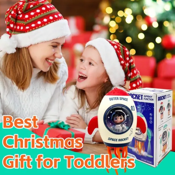 Electric Rocket Dancing Octopus Toy LED Light Music Spray Projection Tummy Time Crawling Training Baby Gift for Toddlers - Image 12