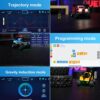 New Fast 1:64 Scale Mini Alloy Truck Electric Led Lights 24ghz Remote App Control 3 Speed Rc Car - Image 18