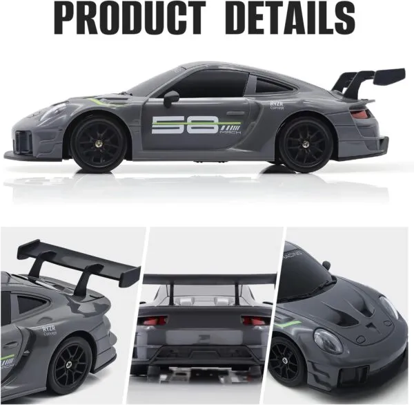 1 24 Scale 4WD 2 4GHz High Speed 20KMH LED Linkage Light Set Indoor Mini Electric Racing Full Remote Control Drift RC Car - Image 4