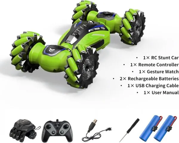 1:12 Gesture Control 4WD Double-Sided Off-Road RC Stunt Car with Lights Twist Body for Kids - Image 5