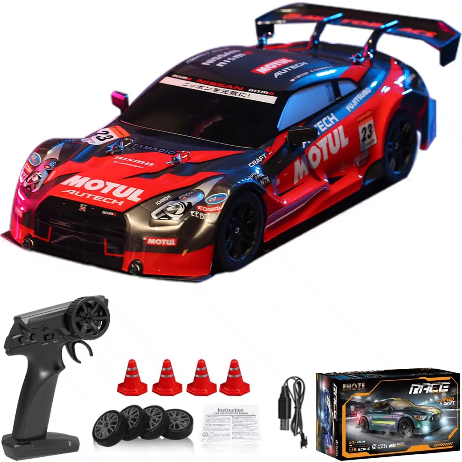 Hot Selling 1:16 RC Drift Car 4WD 30+KM/H Full Proportional High Speed RC Car - Image 2