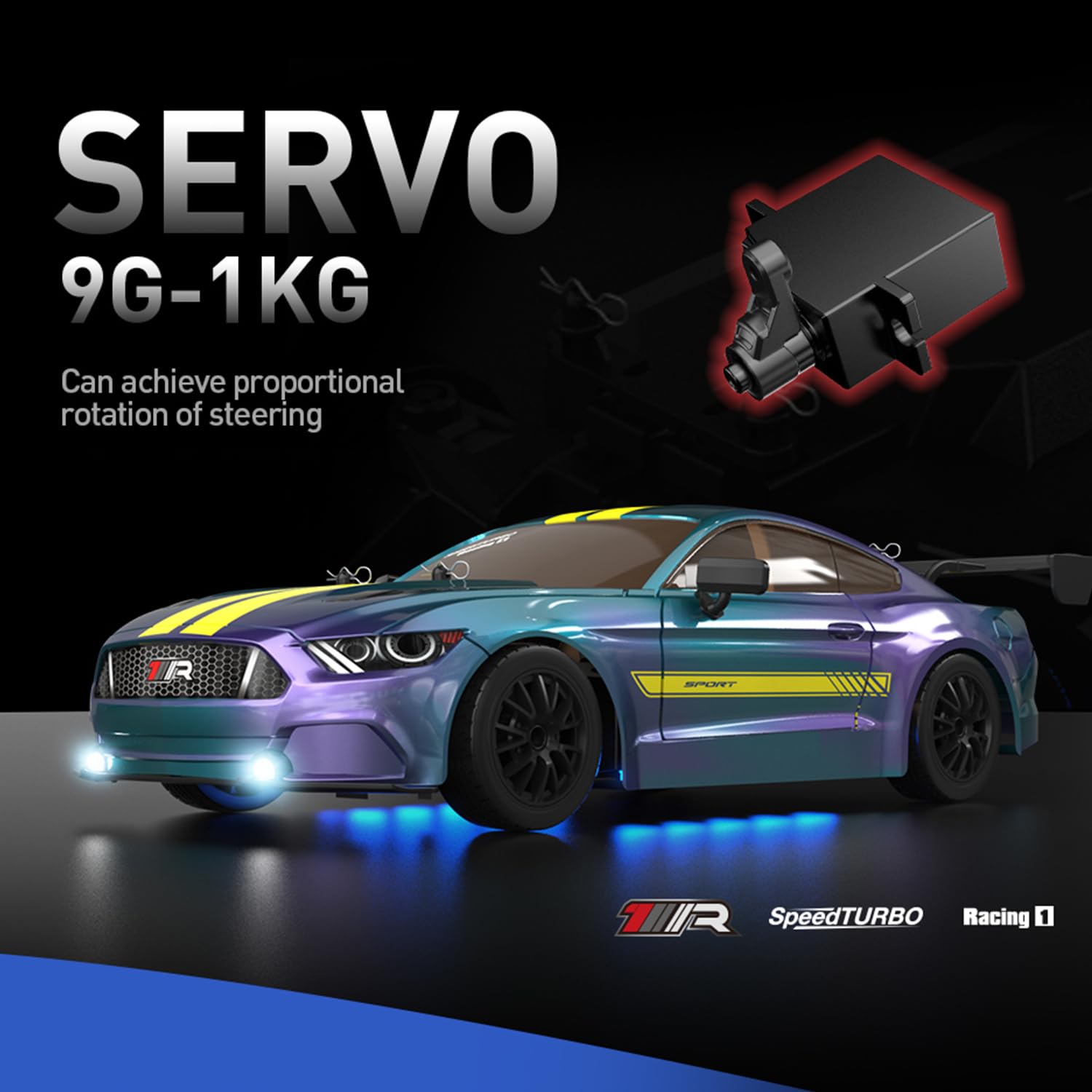 Hot Selling 1:16 RC Drift Car 4WD 30+KM/H Full Proportional High Speed RC Car - Image 13