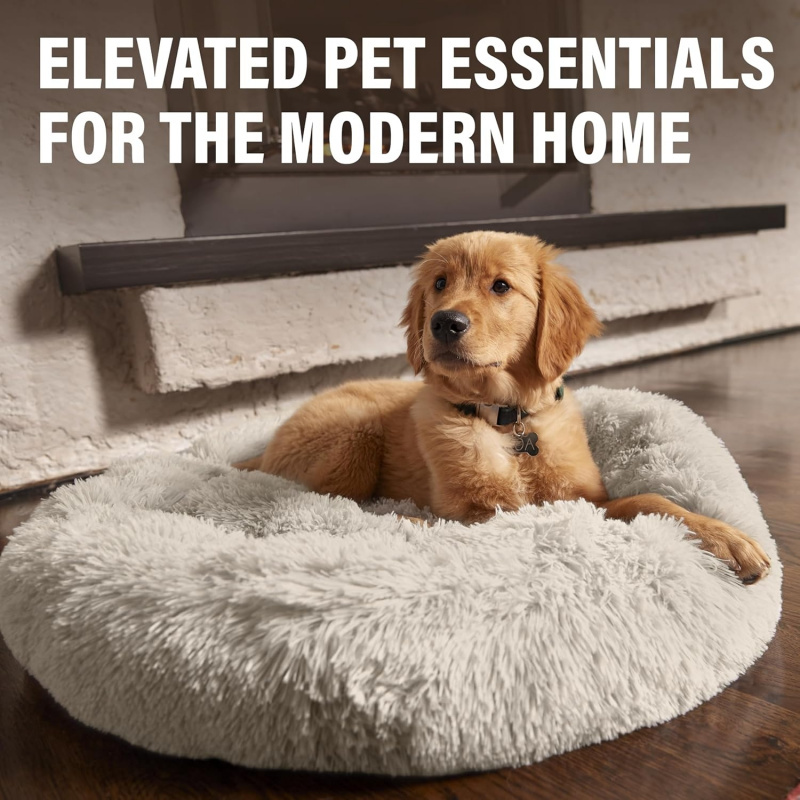 Premium Small Donut Dog Bed, Fits Up to 45 lbs - Image 3