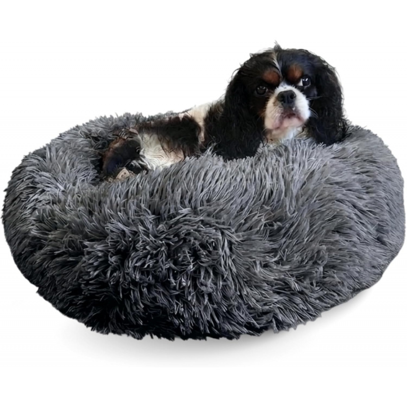 Premium Small Donut Dog Bed, Fits Up to 45 lbs - Image 2