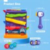 Rolling Ball Track Pieces Toys Baby 2 in 1 Penguin Hammer Pounding Montessori Toys Plastic Roller coaster Ball Ramp Toy - Image 23