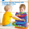Rolling Ball Track Pieces Toys Baby 2 in 1 Penguin Hammer Pounding Montessori Toys Plastic Roller coaster Ball Ramp Toy - Image 20