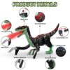 Remote Control Dinosaur Toys Children Body Swing Light Sound Plastic Electronics Spray Dinosaur - Image 16
