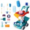 EPT Educational Kids House Cleaning Play Set Clean Tool Toy Plastic Children Tool Pretend Play Cleaning Set - Image 13