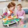 20-in-1 Musical Rabbit Piano Toy Early Education Instrument Plastic Animal Sound Electronic Piano Toy - Image 23