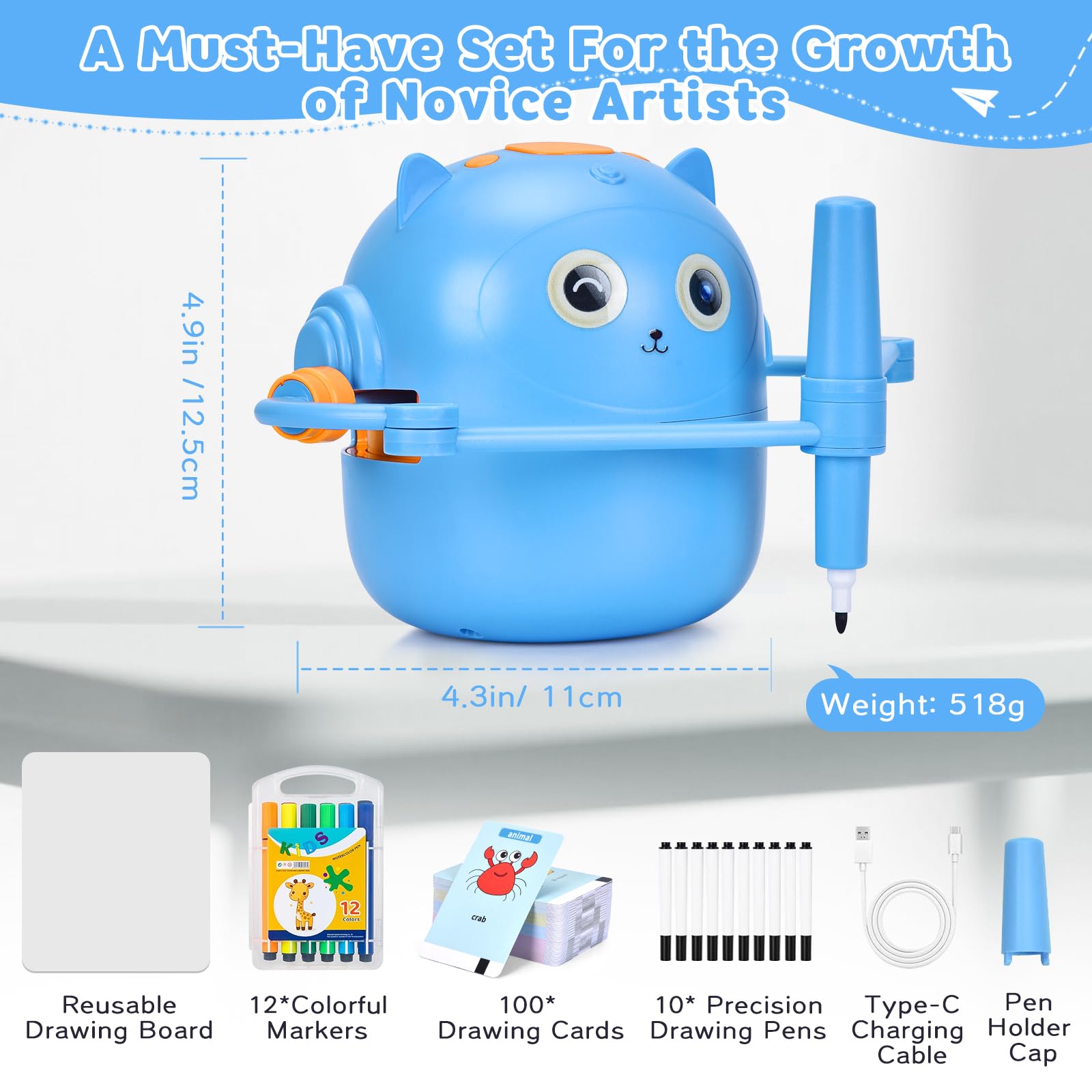 Children Automatic Drawing Smart Robot Other Educational Toys Drawing Robot for Kids - Image 11