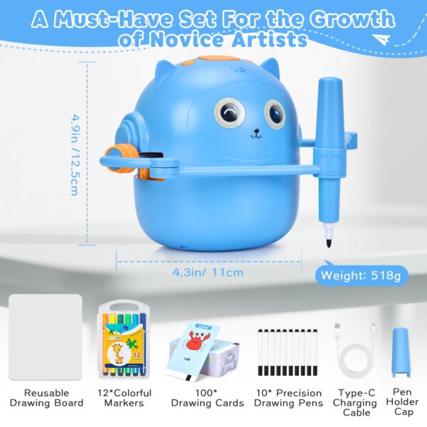 Children Automatic Drawing Smart Robot Other Educational Toys Drawing Robot for Kids - Image 12