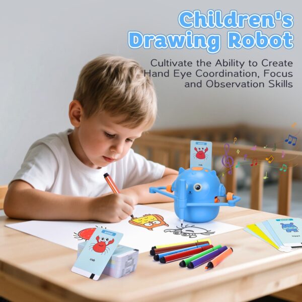 Children Automatic Drawing Smart Robot Other Educational Toys Drawing Robot for Kids - Image 4
