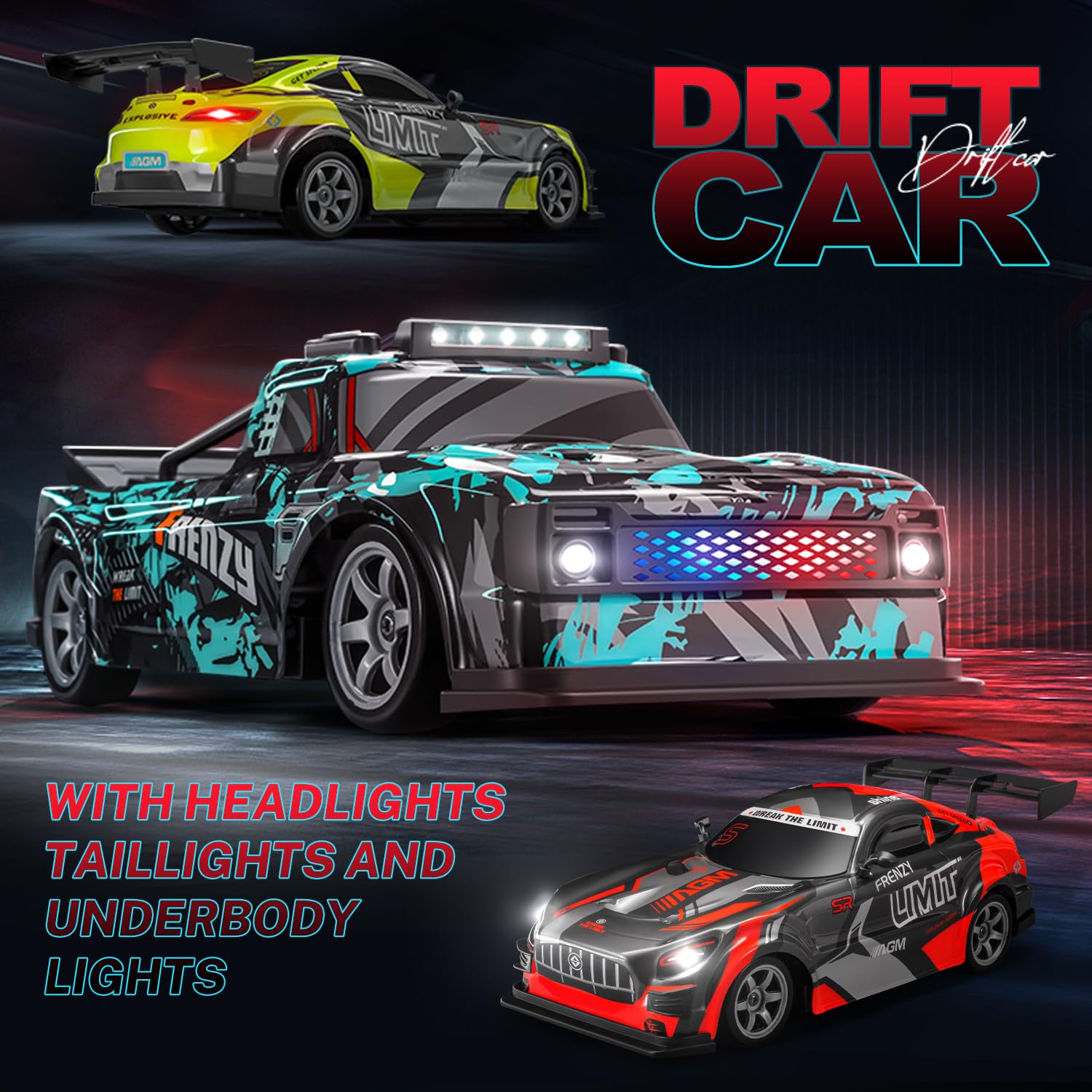 1:16 Scale Kids Electric 2.4Ghz Rc 4×4 Drift Racing Car Toy - Image 9