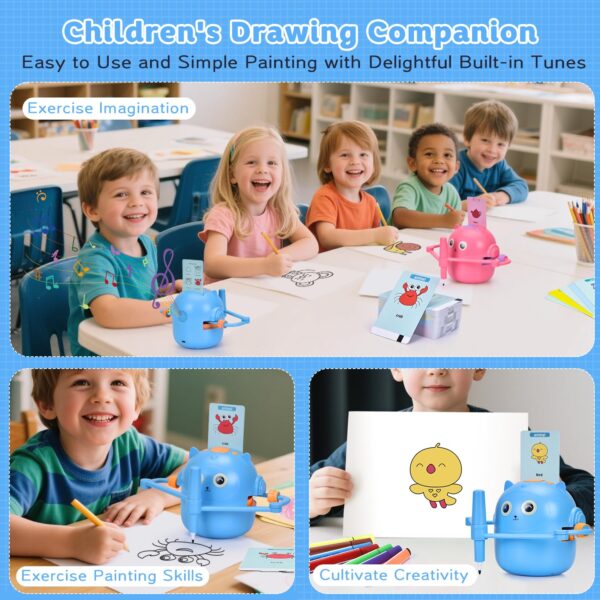Children Automatic Drawing Smart Robot Other Educational Toys Drawing Robot for Kids - Image 8