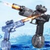 Long Range Electric Water Gun with Interactive Light-up Toys High Capacity Water Squirt Guns Summer Outdoor Toys - Image 19