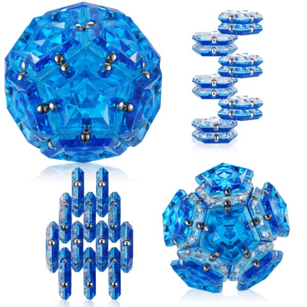 Wholesale 12 Piece Magnetic Fidget Sphere Pentagons Magnets Balls Magnet Fidgets Toy - Image 2