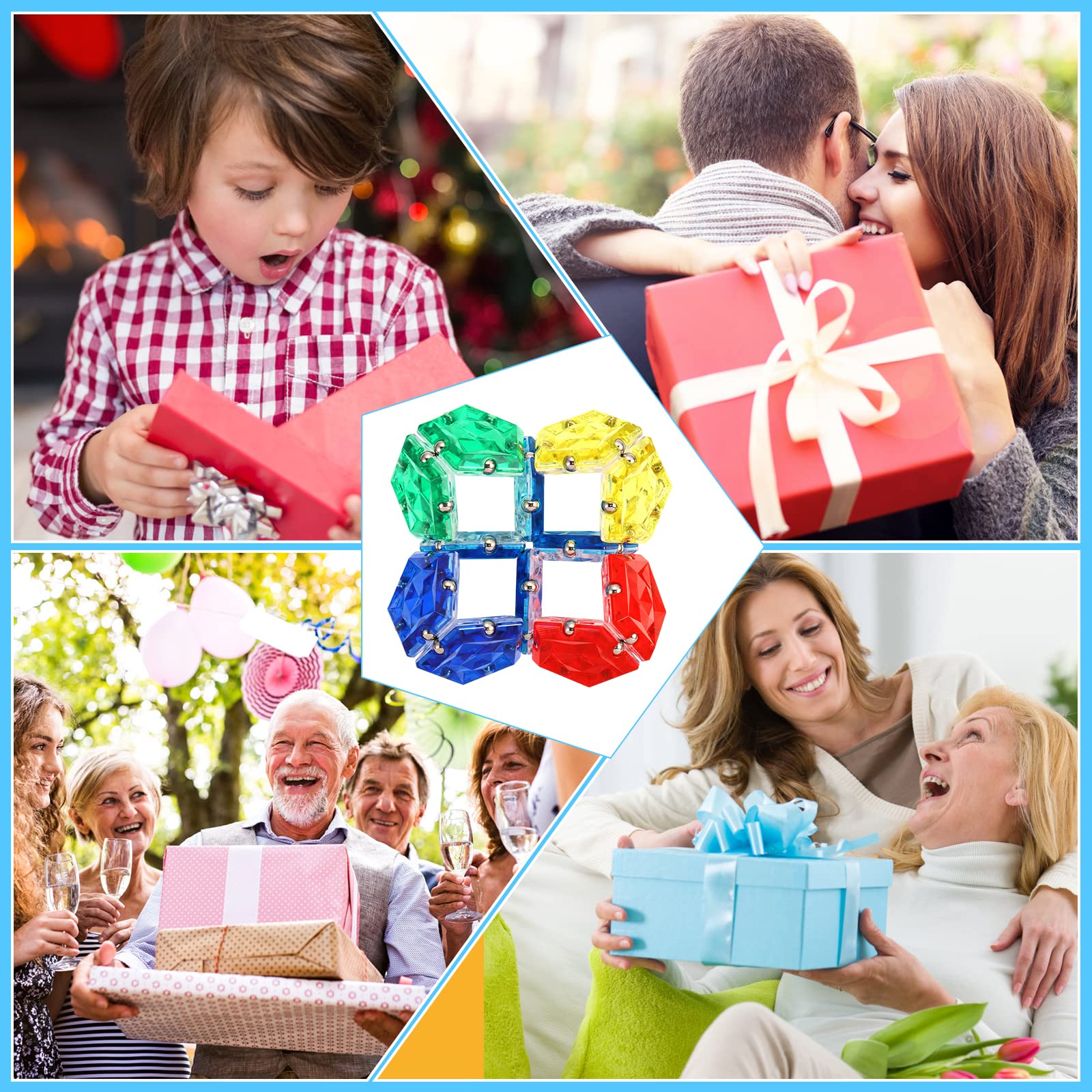 Wholesale 12 Piece Magnetic Fidget Sphere Pentagons Magnets Balls Magnet Fidgets Toy - Image 3
