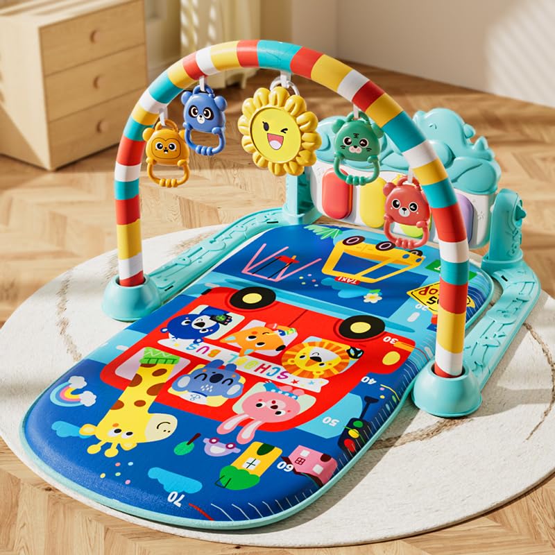 Multi-functional Activity Fitness Play Piano Gym Baby Play Gym Musical Mat Baby Gyms Play Mats - Image 12