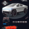 1:24 Cybertruck Pickup Alloy Metal Off-road Vehicles Simulation Sound and Light Car Model - Image 10