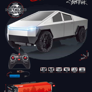 1:24 Cybertruck Pickup Alloy Metal Off-road Vehicles Simulation Sound and Light Car Model - Image 9