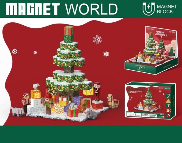Minecraft Build Magnet World Set Children DIY Assemble Magnet Cubes Building Game Construction Toys Magnetic Building Block - Image 2
