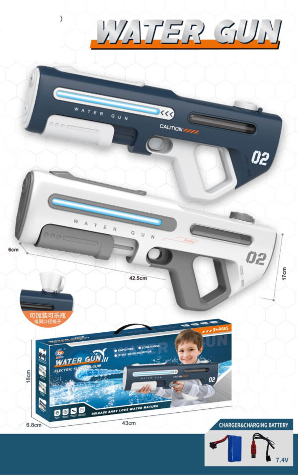 Handheld High Pressure Easy Fill Manual Water Bairsoft Blaster Gun Wholesale Children Electric Cheap Water Guns - Image 4