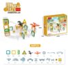 6.5Cm Magnetic Building Blocks Toys Magnetic Tiles Set 66Pcs - Image 3