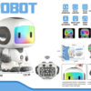 New 2.4GHz Wireless Programming Intelligent Rc Robot Mechanical Walking Dancing Musical Robot with Color Light - Image 24