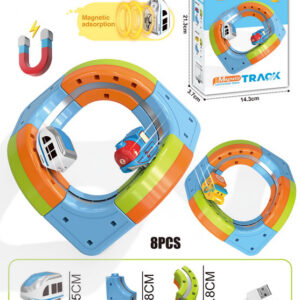 DIY Magnetic Train Rail Track Building Kits 3D Flexible Race Track Magical Train Set Railway Building Block Toys Magic Track Toys - Image 45