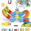DIY Magnetic Train Rail Track Building Kits 3D Flexible Race Track Magical Train Set Railway Building Block Toys Magic Track Toys - Image 40
