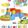 DIY Magnetic Train Rail Track Building Kits 3D Flexible Race Track Magical Train Set Railway Building Block Toys Magic Track Toys - Image 38