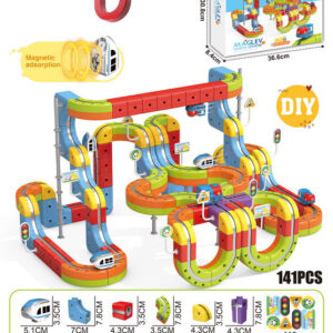 DIY Magnetic Train Rail Track Building Kits 3D Flexible Race Track Magical Train Set Railway Building Block Toys Magic Track Toys - Image 21