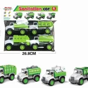 Inertia Construction Truck Toy Set with Friction Powered Pull-Back Action for Kids 3-8 Wholesale - Image 17