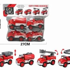 Inertia Construction Truck Toy Set with Friction Powered Pull-Back Action for Kids 3-8 Wholesale - Image 15