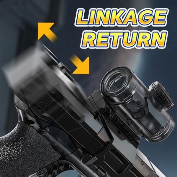 New Electric Water Pistol Automatic Light-Up Silencer Summer Outdoor Battery Water Squirt Gun Toys - Image 8