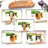 Dinosaur Rotating Drum Soft 40/120 Foam Bullets Gun Toy - Image 19