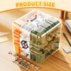 New Design 2 in 1 3D Maze Magic Cube Stress Relief Toys for Kids Fidget Toys Multicolor Labyrinth Magic Steel Ball Cube Toys - Image 23
